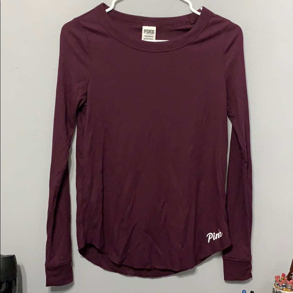 PINK Wine-Colored Shirt